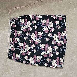 Floral print pencil skirt